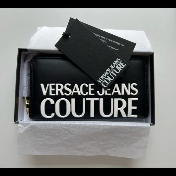 VERSACE JEANS COUTURE Zip Around Continental Wallet - Picture 2 of 5